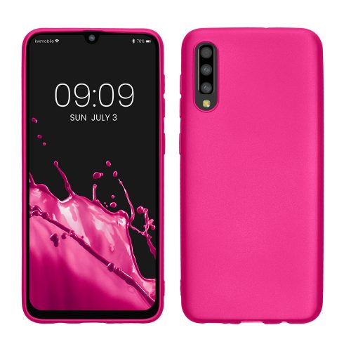 Husa Kwmobile pentru Samsung Galaxy A50, Roz, Silicon, KWM000009TA011C