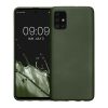 Husa Kwmobile pentru Samsung Galaxy A51, Verde inchis, Silicon, KWM000010ZE017C