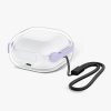 Husa Casti Kwmobile pentru Samsung Galaxy Buds 2 Pro/Buds 2/Buds Live, Transparent/Mov, Silicon, KWM000017SL002C