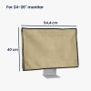 Husa Kwmobile pentru monitor de 24-26 inch, Bej, Textil, KWM000017VF004C