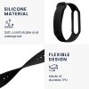 Curea Kwmobile pentru Xiaomi Mi Smart Band 6/Mi Band 6, Negru, Silicon, KWM0000250Y001C