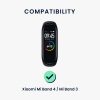 Curea Kwmobile pentru Xiaomi Mi Band 4/Mi Band 3, Negru, Silicon, KWM0000250Z001C