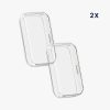 Set 2 Huse Kwmobile pentru Huawei Band 8, Transparent, Silicon, KWM0000251A001C