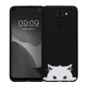 Husa Kwmobile pentru Xiaomi Redmi Note 9, Negru/Alb, Silicon, KWM000011FL006C