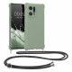 Husa Kwmobile pentru OPPO Find X5, Verde, Silicon, KWM000016WN005C