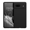 Husa Kwmobile pentru Google Pixel 7a, Negru, Silicon, KWM000019YE038C