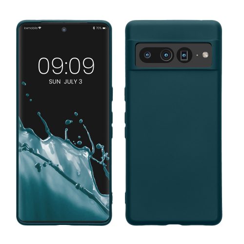 Husa Kwmobile pentru Google Pixel 7 Pro, Verde, Silicon, KWM000020IN001C