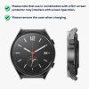 Set 2 Huse Kwmobile cu sticla securizata pentru Xiaomi Watch S1, Transparent/Verde, Plastic, KWM000015ES005C