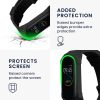 Curea Kwmobile pentru Xiaomi Mi Band 6/Mi Band 5/Mi Band 4, Negru, Silicon, KWM0000182K004C