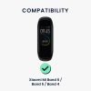 Curea Kwmobile pentru Xiaomi Mi Band 6/Mi Band 5/Mi Band 4, Negru, Silicon, KWM0000182K004C