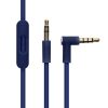 Cablu Kwmobile cu microfon si control de volum pentru Beats Studio 3/Studio 2/Mixr, Albastru inchis, Plastic, KWM0000186U005C