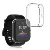 Set 2 Huse Kwmobile pentru Amazfit Bip 3/Bip 3 Pro, Transparent, Silicon, KWM0000194M003C