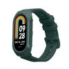 Curea Kwmobile pentru Xiaomi Mi Band 8, Verde inchis, Silicon, KWM0000252E002C