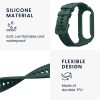 Curea Kwmobile pentru Xiaomi Mi Band 8, Verde inchis, Silicon, KWM0000252E002C