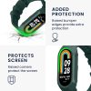 Curea Kwmobile pentru Xiaomi Mi Band 8, Verde inchis, Silicon, KWM0000252E002C