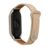 Curea Kwmobile pentru Xiaomi Mi Band 8, Bej/Maro, Piele naturala, KWM0000252F002C