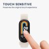 Set 2 Folii de protectie Kwmobile pentru Xiaomi Mi Band 8, Transparent/Negru, Polimer, KWM0000252H001C