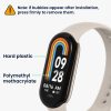 Set 2 Folii de protectie Kwmobile pentru Xiaomi Mi Band 8, Transparent/Negru, Polimer, KWM0000252H001C