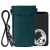 Husa Universala Kwmobile pentru telefon, Marime XXL - 7 inch, Verde inchis, Textil, KWM0000199C004C