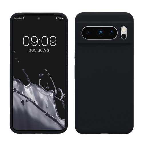 Husa Kwmobile pentru Google Pixel 8 Pro, Gri inchis, Silicon, KWM0000208G024C