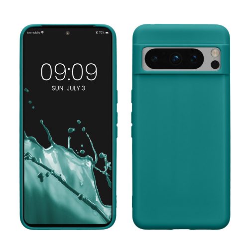 Husa Kwmobile pentru Google Pixel 8 Pro, Verde, Silicon, KWM0000208I008C