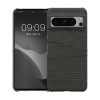 Husa Kwmobile pentru Google Pixel 8 Pro, Gri, Textil, KWM0000209K002C