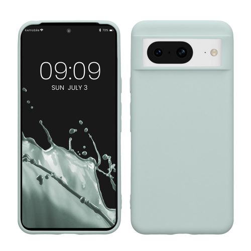 Husa Kwmobile pentru Google Pixel 8, Verde deschis, Silicon, KWM0000208H007C