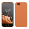 Husa Kwmobile pentru Apple iPhone 5/iPhone 5s/iPhone SE, Portocaliu, Silicon, KWM000008GO101C