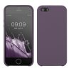 Husa Kwmobile pentru Apple iPhone 5/iPhone 5s/iPhone SE, Mov inchis, Silicon, KWM000008GO102C