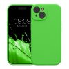 Husa Kwmobile pentru Apple iPhone 15, Verde, Silicon, KWM000022OL002C