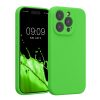 Husa Kwmobile pentru Apple iPhone 15 Pro, Verde, Silicon, KWM000022OM005C