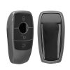 Husa Cheie Auto Kwmobile pentru Mercedes Benz Smart Key, Gri/Negru, Silicon, KWM0000252R001C