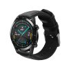 Curea Kwmobile pentru Huawei Watch GT 3/Watch GT 2/Watch GT, Negru, Piele naturala, KWM000013PG003C