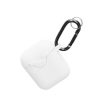 Husa Casti Kwmobile pentru Apple Airpods 1/Airpods 2, Alb, Silicon, KWM0000253D001C