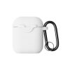 Husa Casti Kwmobile pentru Apple Airpods 1/Airpods 2, Alb, Silicon, KWM0000253D001C