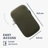 Husa Universala Kwmobile pentru telefon, Marime L - 6.5 inch, Verde inchis, Neopren, KWM000016AI073C