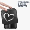 Husa de protectie Kwmobile pentru Philips Essential Airfryer L, Negru/Alb, Plastic, KWM000023RG001C