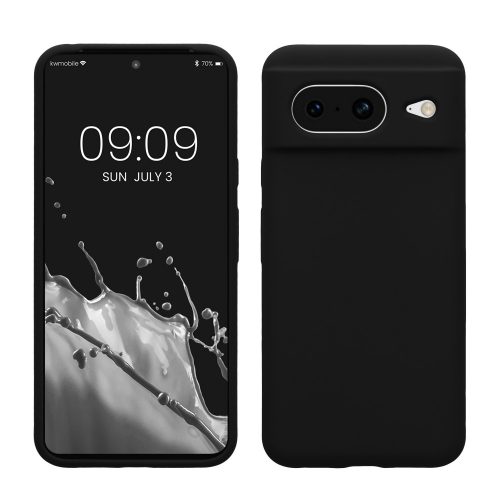 Husa Kwmobile pentru Google Pixel 8, Negru, Silicon, KWM000020JF001C