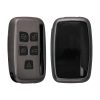 Husa Cheie Auto Kwmobile pentru Land Rover 5 Butoane, Gri/Negru, Silicon, KWM000019FG002C