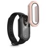 Set 2 Huse Kwmobile pentru Xiaomi Mi Band 8, Negru/Roz, Silicon, KWM0000206E003C