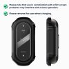 Set 2 Huse Kwmobile pentru Xiaomi Mi Band 8, Negru/Roz, Silicon, KWM0000206E003C