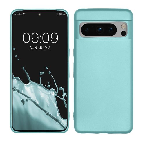 Husa Kwmobile pentru Google Pixel 8 Pro, Verde deschis, Silicon, KWM0000208K008C