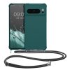 Husa Kwmobile pentru Google Pixel 8 Pro, Verde inchis, Silicon, KWM0000208U005C