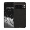 Husa Kwmobile pentru Google Pixel 8 Pro, Gri inchis, Textil, KWM000020JC001C