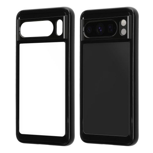 Husa Kwmobile pentru Google Pixel 8 Pro, Transparent/Negru, Silicon, KWM000020JJ001C