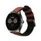 Curea Kwmobile pentru Huawei Watch GT 4 (46mm)/Watch Buds, Maro/Negru, Piele naturala, KWM0000253S001C