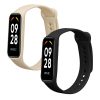 Set 2 Curele Kwmobile pentru Xiaomi Smart Band 8 Active, Negru/Bej, Silicon, KWM0000254C002C