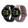 Set 2 Curele Kwmobile pentru Garmin vivoactive 5/Active 5, Negru/Mov, Silicon, KWM0000254E002C