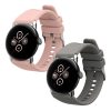 Set 2 Curele Kwmobile pentru Google Pixel Watch 2/Pixel Watch, Multicolor/Roz, Silicon, KWM0000254I002C