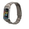 Curea Kwmobile pentru Fitbit Charge 6/Charge 5, Argintiu, Otel, KWM0000254K001C